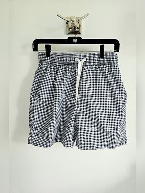 Kanu Surf Men Navy Check Swim Trunks